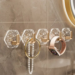 【10 piezas】🛁🚪Gancho con ventosa: soporte adhesivo resistente y antiadherente.🏡