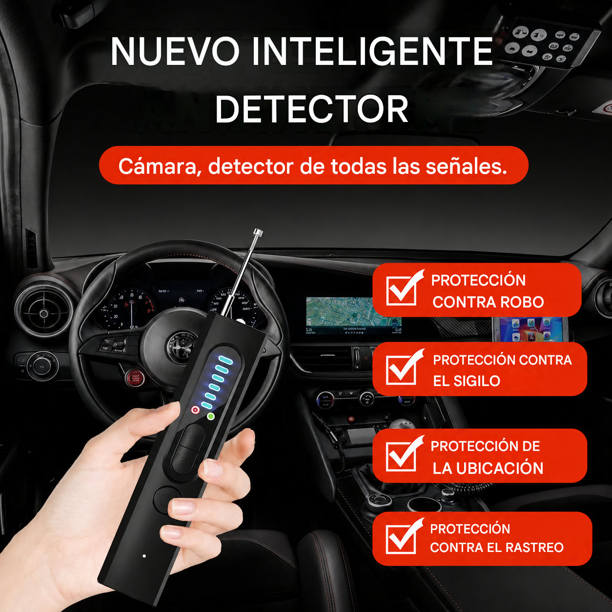 🏨😱Detector de cámaras ocultas: protege tu privacidad