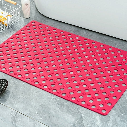 🔥🚿Alfombrilla de baño gruesa, absorbente y antideslizante, con ventosas y diseño calado.