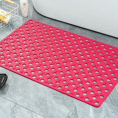 🔥🚿Alfombrilla de baño gruesa, absorbente y antideslizante, con ventosas y diseño calado.
