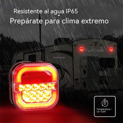 【Universal 12V/24V】🚦 Luces LED para remolque de coche