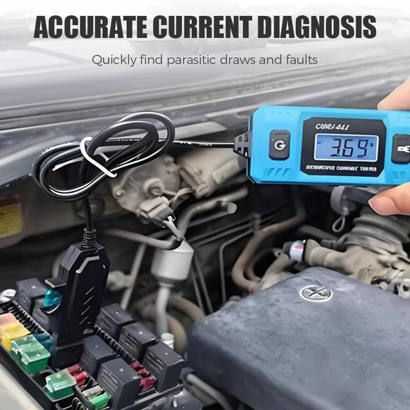 ⚡🔋🧰Probador de corriente automotriz portátil para coche