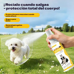 🐾Limpiador de piel suave para mascotas y repelente de insectos en spray.