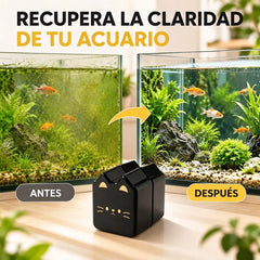 🧽【Compra uno, llévate otro gratis】🐠 Limpiador Magnético de Acuario de Doble Cara con Raspador de Algas, Limpia Cristales sin Mojarte las Manos, Imán Fuerte para Pecera y Acuario ✨
