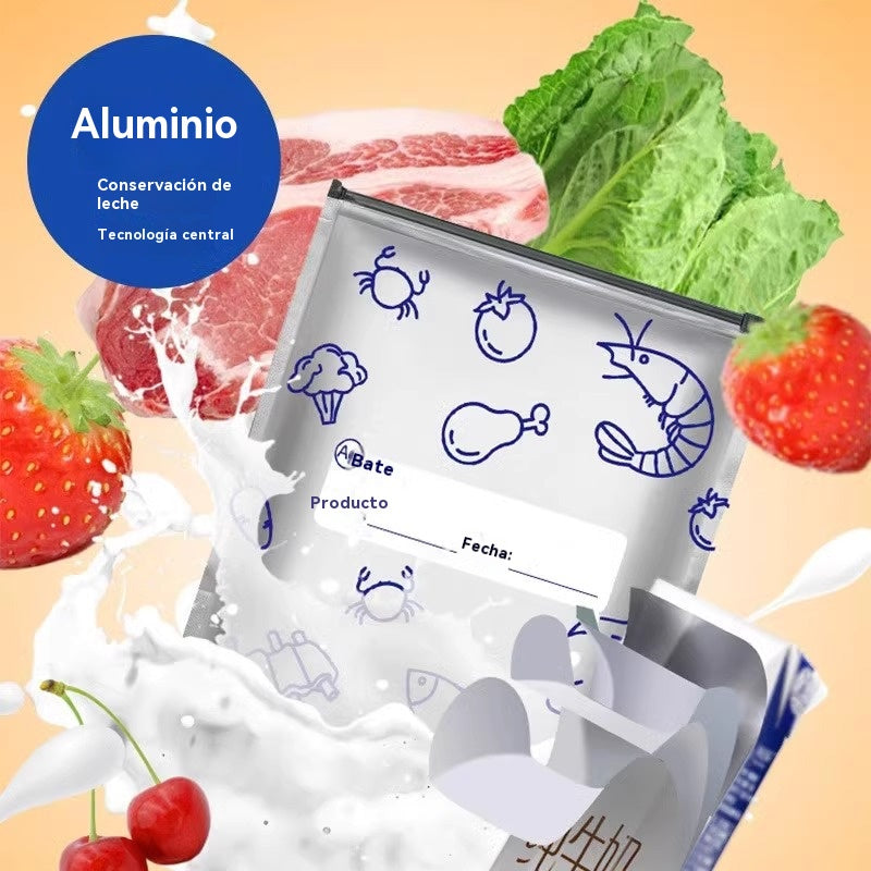 🔥🔥Un total de 30 bolsas de papel de aluminio antibacterianas, súper fáciles de usar, para conservar la frescura.