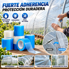 👍🌳Ideal para reparar toldos 🥬Cinta de reparación para invernaderos