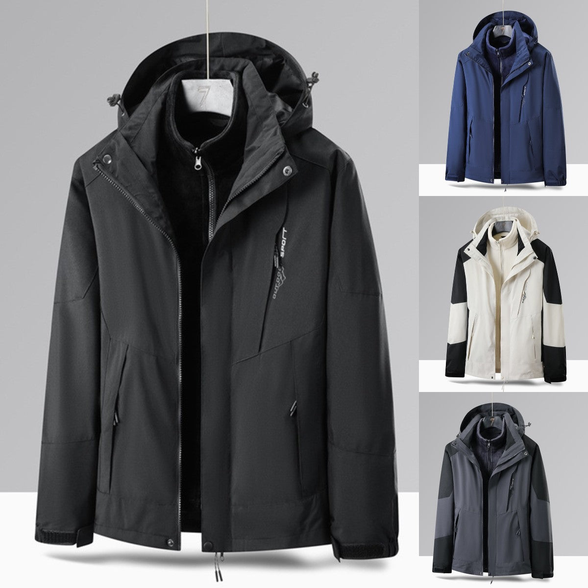 🔥【L-6XL】Chaqueta de escalada impermeable a prueba de viento para exteriores 2024 para hombre