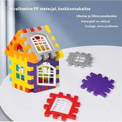 🎁【70 tükki】hariduslikud ehitusklotsid mänguasjadele