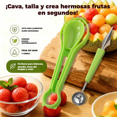 🔥Compre 1 y obtenga 1 gratis（2 piezas） Cuchara para fruta tallada 4 en 1