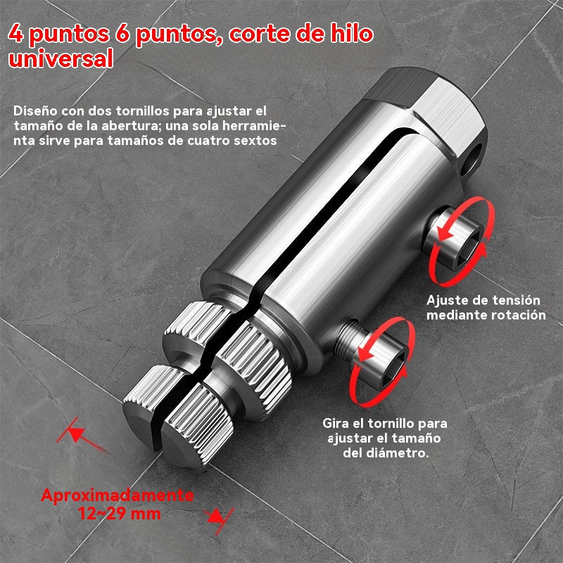 🔥【Oferta por tiempo limitado】Extractor de rosca rota para válvula angular de grifo, grifo universal