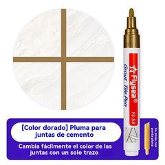 ✨【Compra 1 y lleva 1 GRATIS】Rotulador Reparador de Juntas para Azulejos – Elimina moho, cubre grietas y renueva tu suelo al instante 🏠 🎁 (Regalo del mismo color, solo necesitas elegir el color una vez)