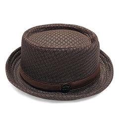 🤠🎩Sombrero de sol de malla transpirable para exteriores, estilo británico, estilo jazz.