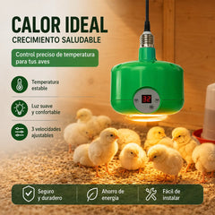 🌡️💡🐣Lámpara de calor inteligente de temperatura constante para la cría de mascotas