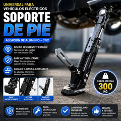 💥【50% de descuento】🏍️ Soporte universal ajustable para motocicletas y bicicletas eléctricas