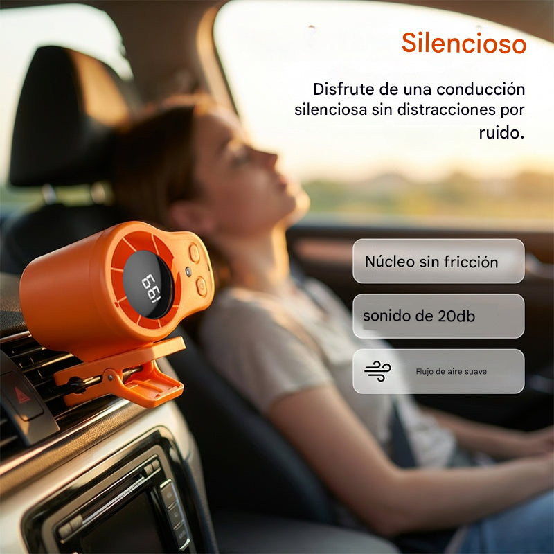 ✨Ventilador turbo portátil para refrigeración de coche