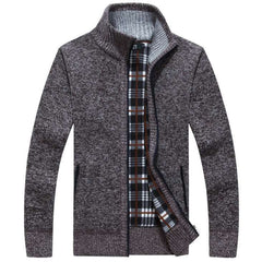 😎🧥【M-3XL】2025 Suéter suelto con cremallera de talla grande para hombre