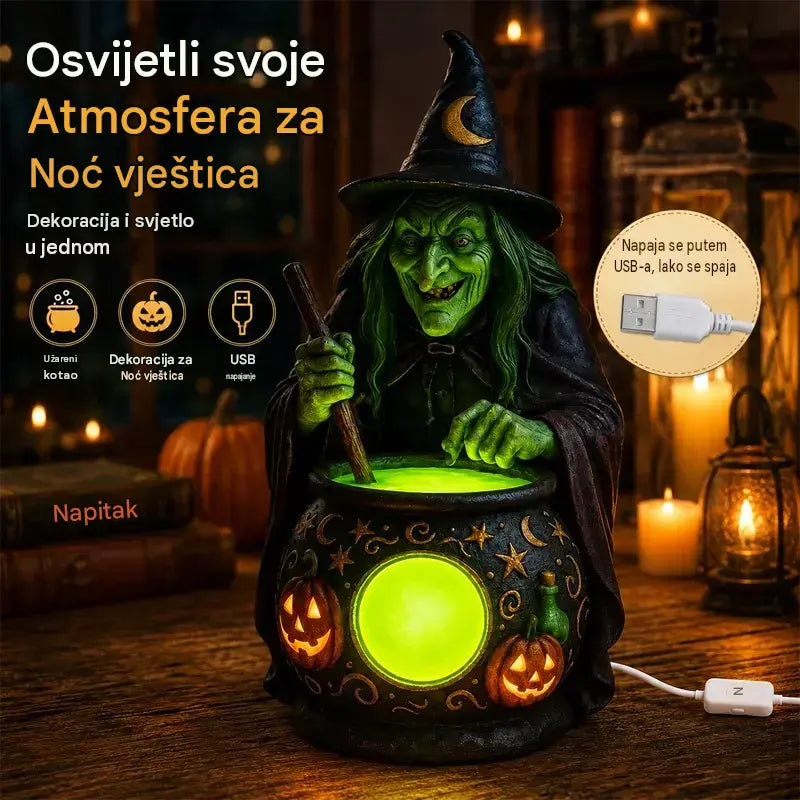 🧙‍♀️🎃Kip vještice za Noć vještica u kotlu