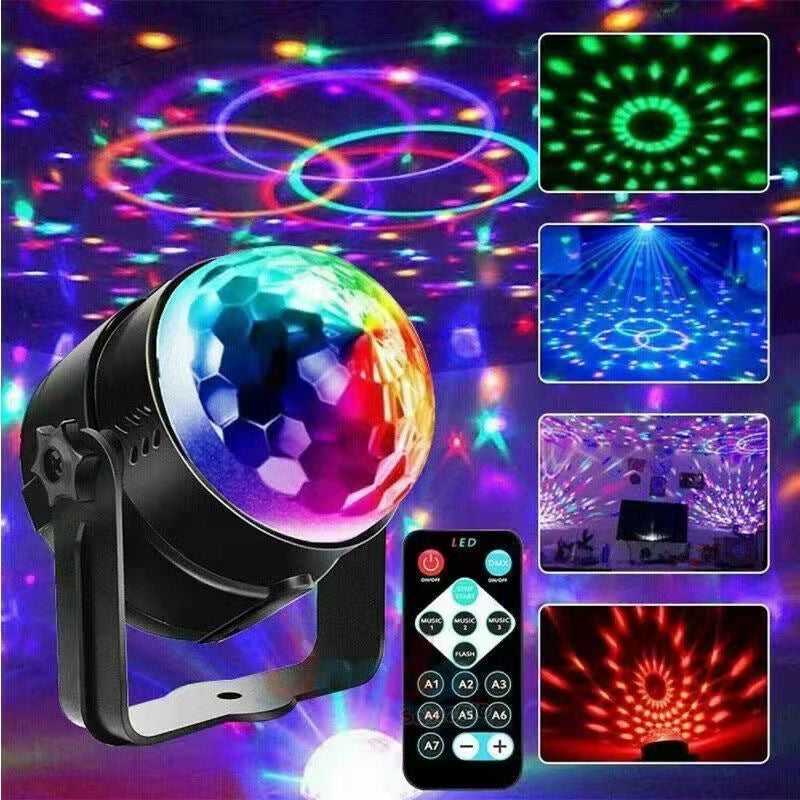 🔥【30% OFF】Bola de discoteca mágica giratoria de colores