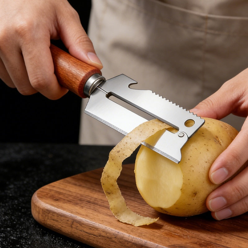 💥Compra 1 y llévate 1 gratis💥🔪Pelador multifuncional de acero inoxidable🧅