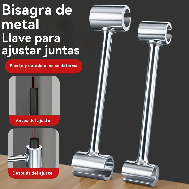 🛠️Llave de ajuste de holgura de puerta: una herramienta para instalar bisagras, puertas, ventanas y puertas de acero.