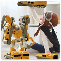 【50% OFF】🤖【16 piezas】Bloques de construcción magnéticos Transformers, juguetes educativos