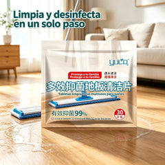 💦🏡【Paquete de 120】Pastillas limpiadoras de suelos solubles en agua, antibacterianas y bacteriostáticas