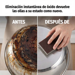 【1 mango + 5 cepillos】🧽 Cepillo mágico con mango intercambiable: Elimina eficazmente las manchas de aceite y el óxido 🔥🛠️