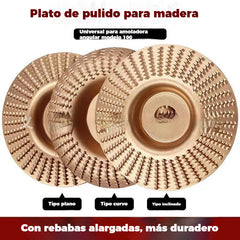 ⚙️🧰【50 % de descuento】 Disco multifuncional para dar forma a la lijadora angular para madera