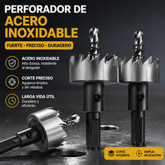 💪🔩【5 piezas】【16-30mm】Abridor/broca de metal de alta velocidad