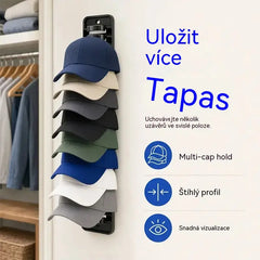 【2 kusy】Úsporný organizér na klobouky