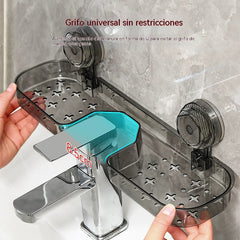 💦💦Soporte de ventosa para grifo - No requiere perforación - fácil drenaje