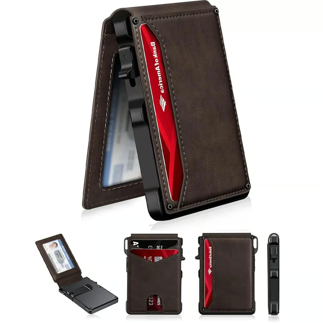 💳🔥 Cartera Pop-Up RFID de Aluminio Premium