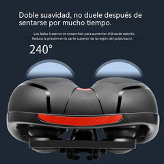 🔥 ¡Último día, 50% de descuento! 🚴 Sillín de bicicleta universal de silicona engrosada, transpirable, amortiguador, impermeable y antideslizante.