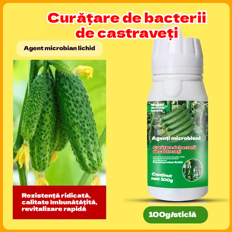 🥒【3 botellas(se puede diluir con 150 kg de agua)】Fungicida sistémico para pepinos – Control eficaz de bacteriosis, manchas amarillas y enfermedades foliares
