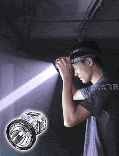 ✨⚡ Foco de búsqueda frontal de alta potencia – Ilumina como de día y también carga tu móvil 🔋📱
