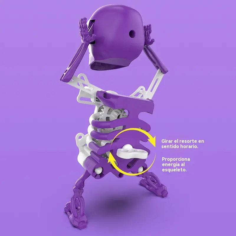 😂Divertido juguete de relojería: Hombre Esqueleto Bailando💀