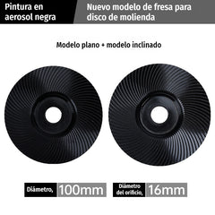 【2 piezas】⚙️Discos y fresas de lijado para madera | Compatibles con amoladora angular ✨
