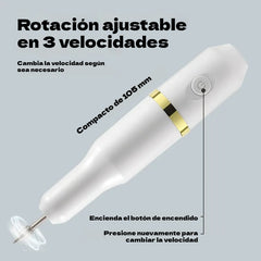 ✨💅Lima eléctrica para uñas para eliminar el esmalte y la piel muerta.
