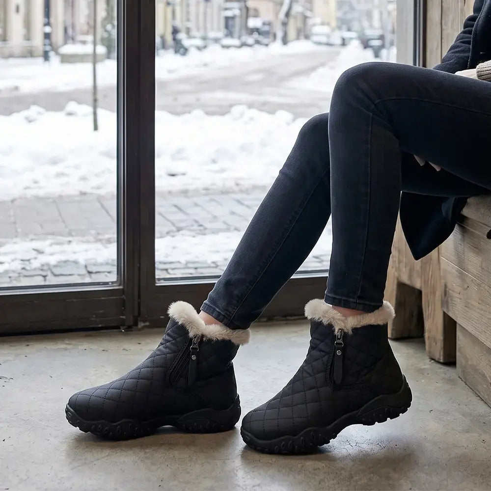 💥【Velikosti 35-40】Nové dámské sněhule z roku 2026 - Teplé zimní boty s tlustou podrážkou, stylové a pohodlné