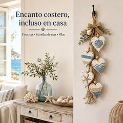 ❤️🔔 Decoración de Pared Colgante en Forma de Corazón con Luces LED, Adorno Rústico para Hogar y Decoración de Pared Interior ✨🏡
