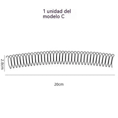 【Juego de 6 piezas】Peineta para cabello rebelde con agarre invisible y flexible