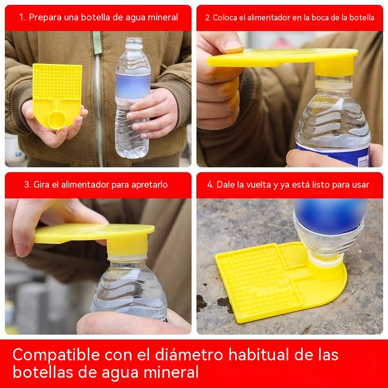 【5 piezas】🐝 Comedero para abejas, dispensador de agua y azúcar antiahogamiento.