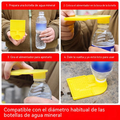 【5 piezas】🐝 Comedero para abejas, dispensador de agua y azúcar antiahogamiento.