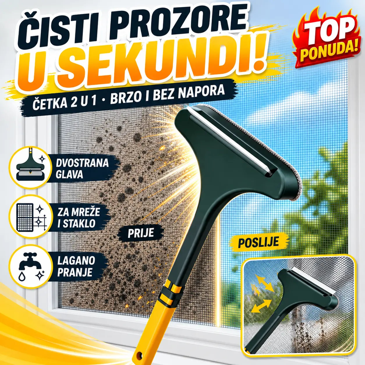✨Cepillo de limpieza multiusos 2 en 1✨Ayuda de limpieza eficaz