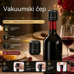 🔥4 komada⏰🔥Vremenski ograničena ponuda! 🍾Vakuumski čepovi za vinske boce🥳🍴