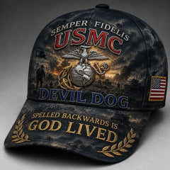 🦅Gorra de béisbol Faith del Cuerpo de Marines de EE. UU.