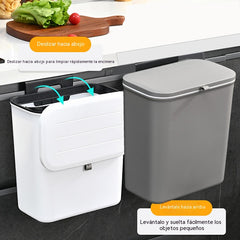 Papeleras de pared, contenedores de basura de pared para oficina y cocina.