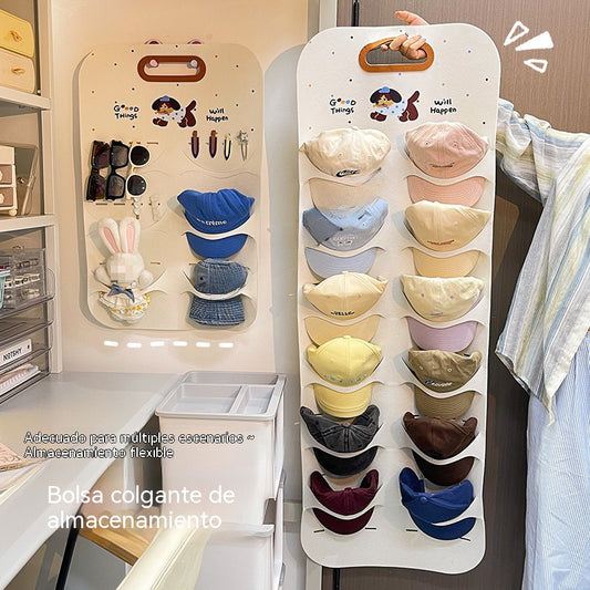 🥳【Compra 1 y obtén 1 gratis】🎩🧢 ¡50% de descuento! Perchero colgante con 12 bolsillos: mantiene los sombreros en forma, sin arrugas.  ¡Perfecto para gorras y sombreros de sol! 🏠✨