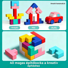 👶🌈🧩Vegyél egyet, a másodikat ajándékba kapod!🔥Tetris-stílusú kirakóelemek – fejlesztőjátékok agytornához és kognitív fejlődéshez.