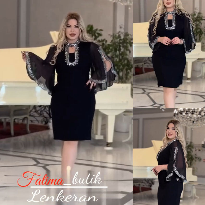 [Descuento limitado del 49%] 🌼【S-5XL】Vestido elegante de gasa, nuevo, 2025
